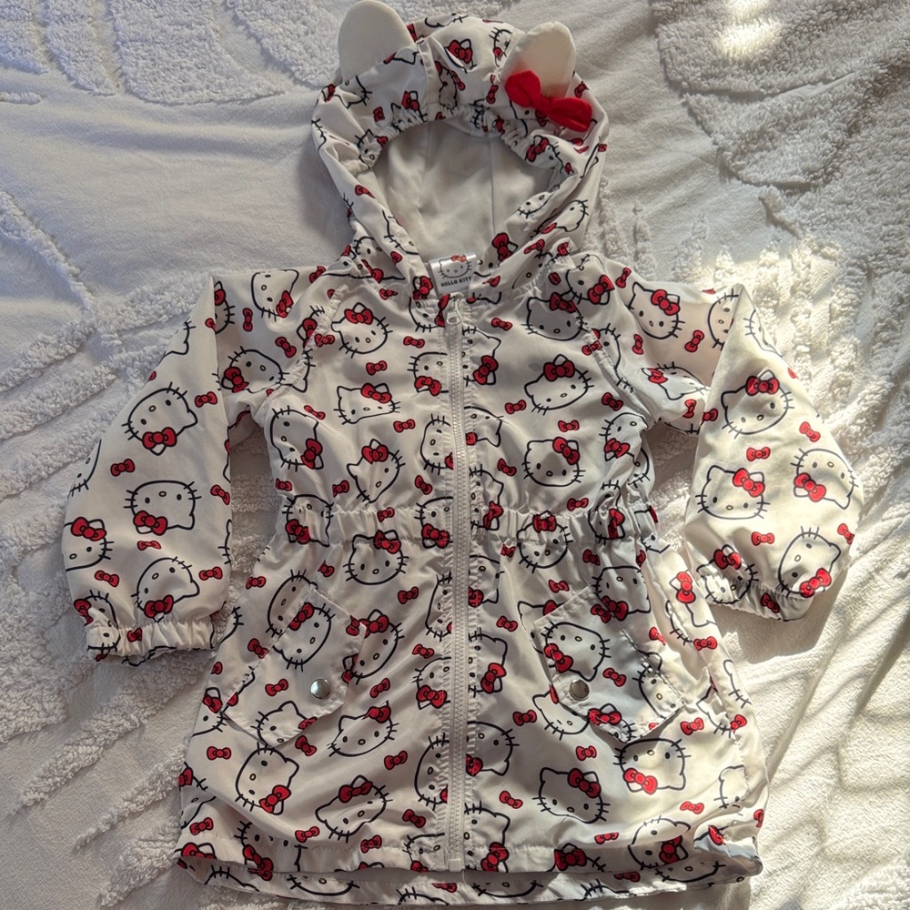 Hooded Windbreaker Jacket with Ears - Picture 2 of 11